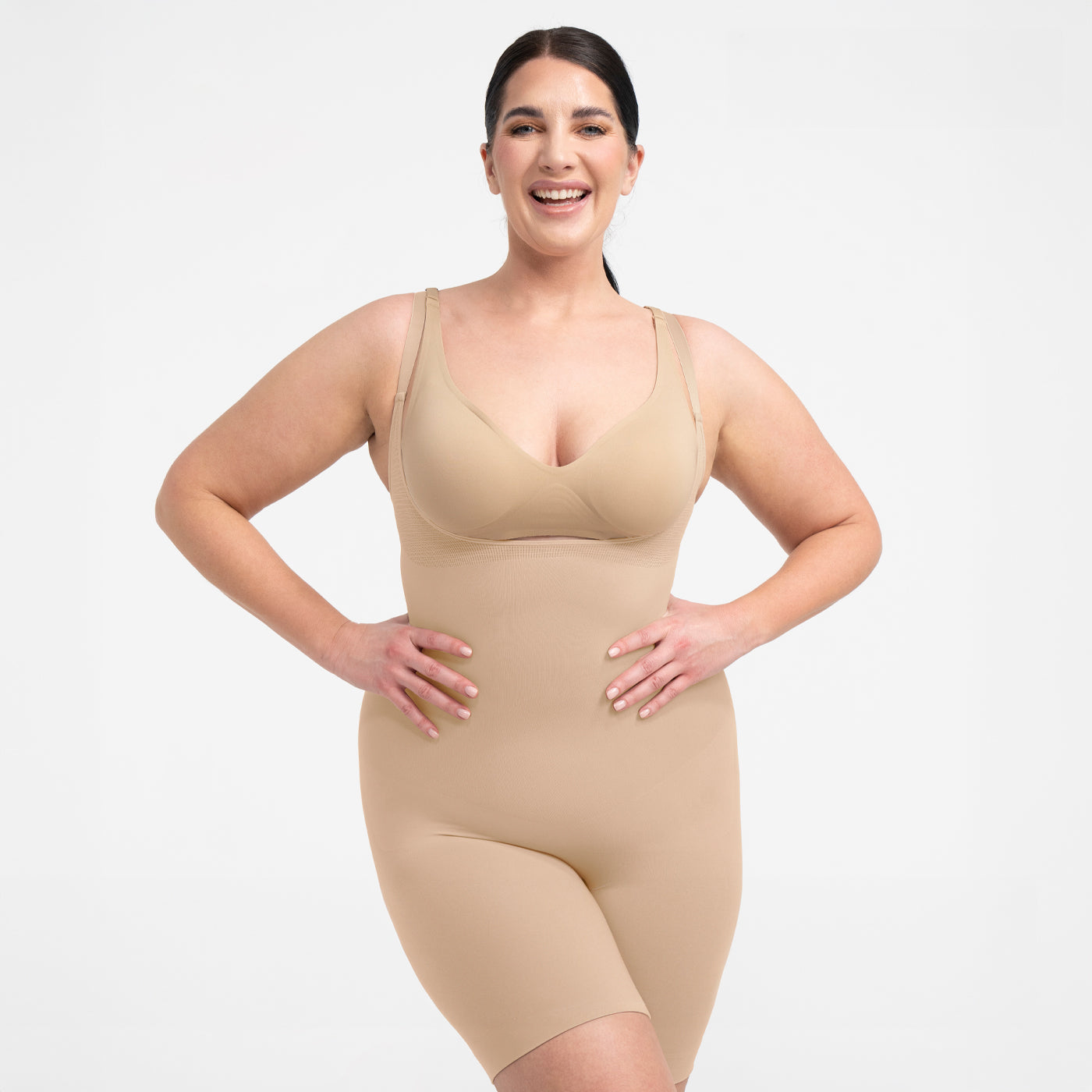 Bodysuit Sculpting Shapewear mit offener Brust