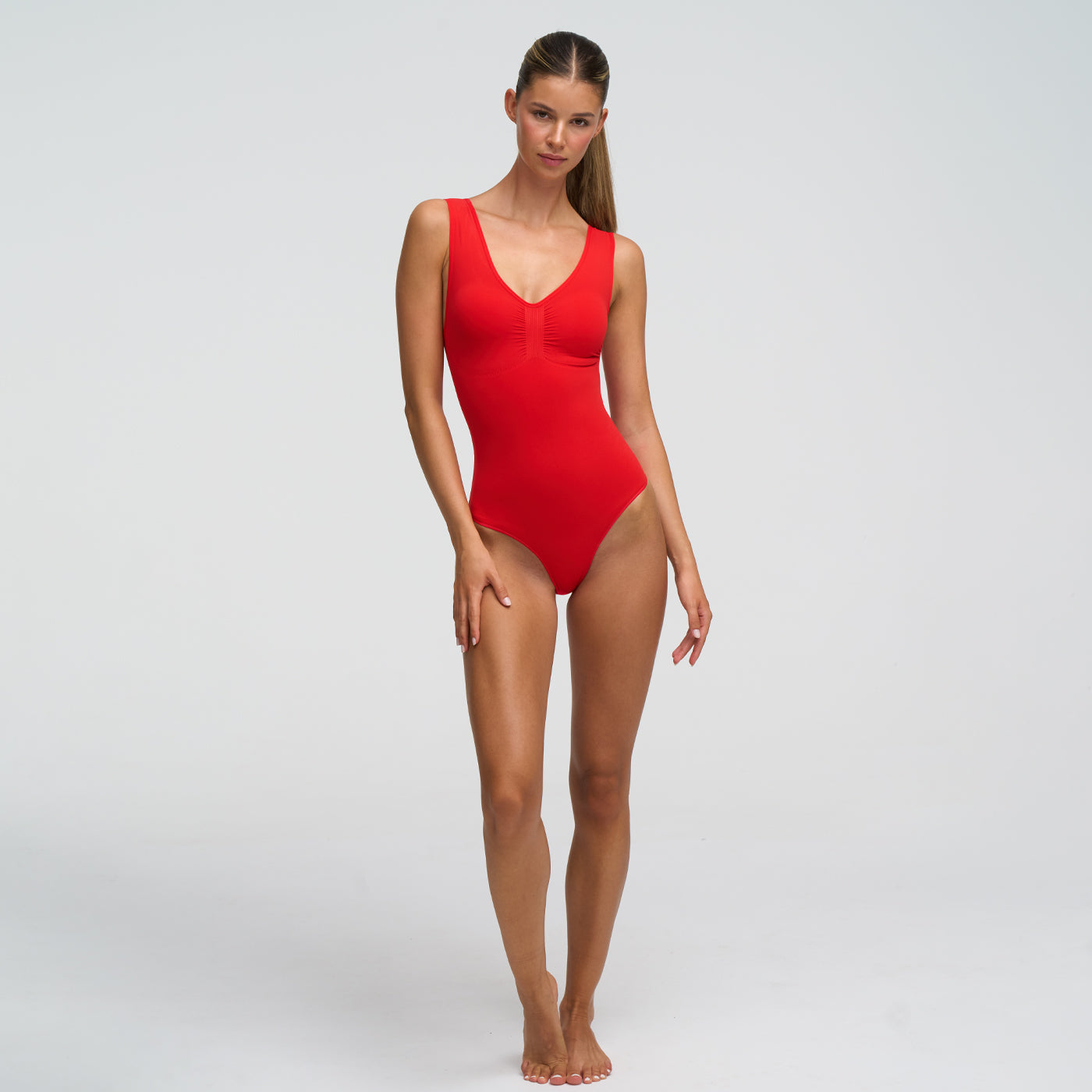 Tank Bodysuit Sculpting Shapewear mit Slip