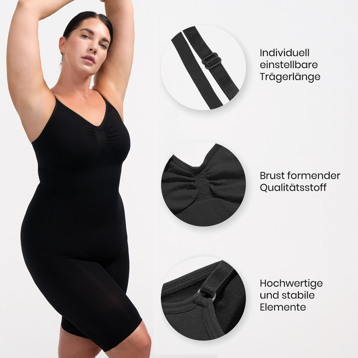 <tc>Tuta Body modellante con pantaloncini</tc>