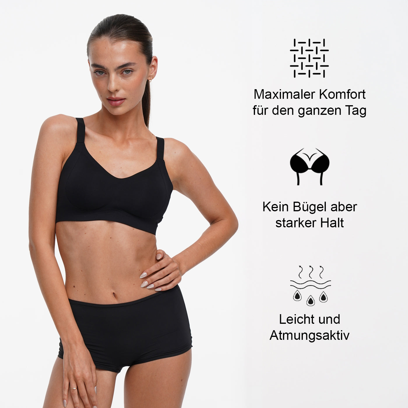 Seamless Compact Push-Up BH