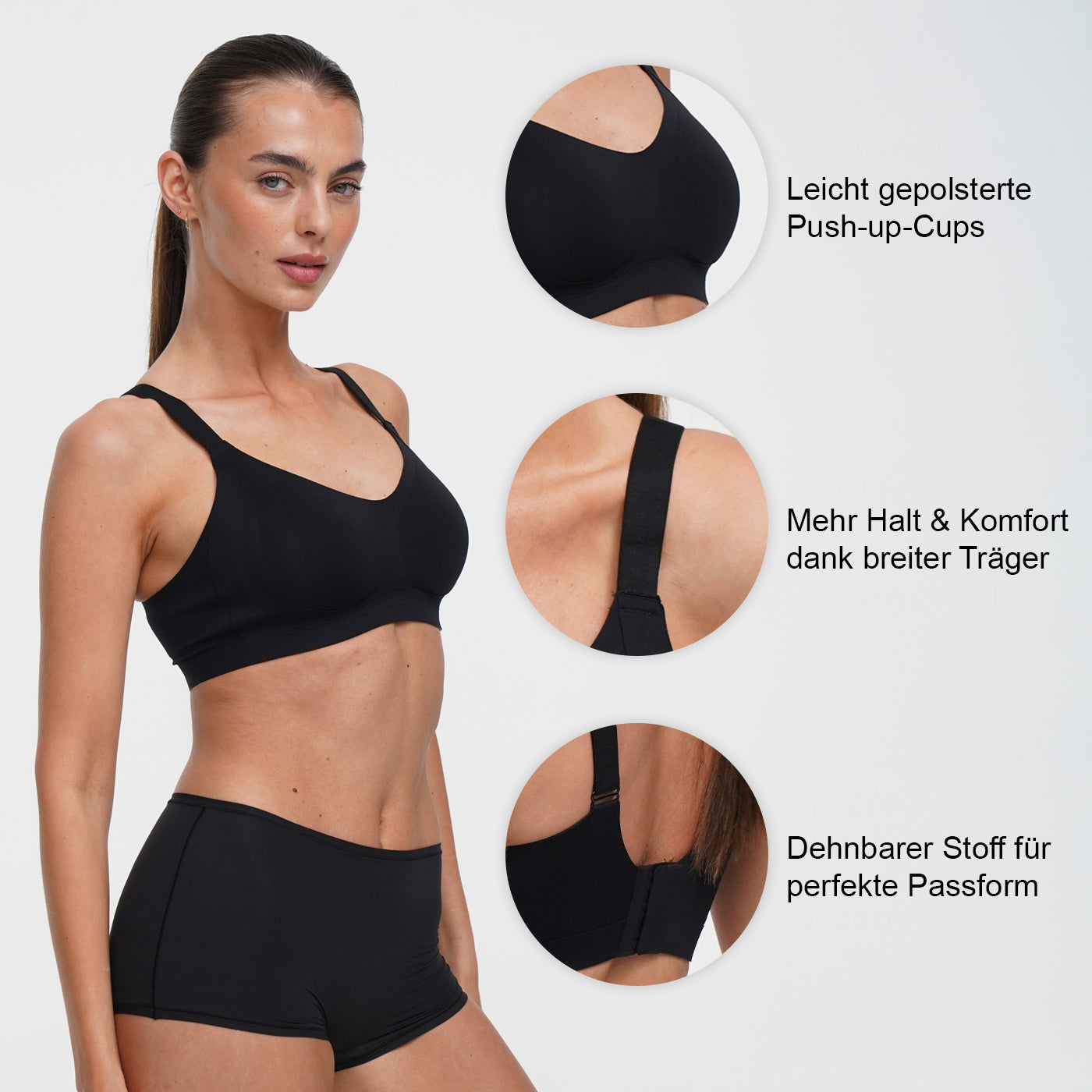Seamless Compact Push-Up BH