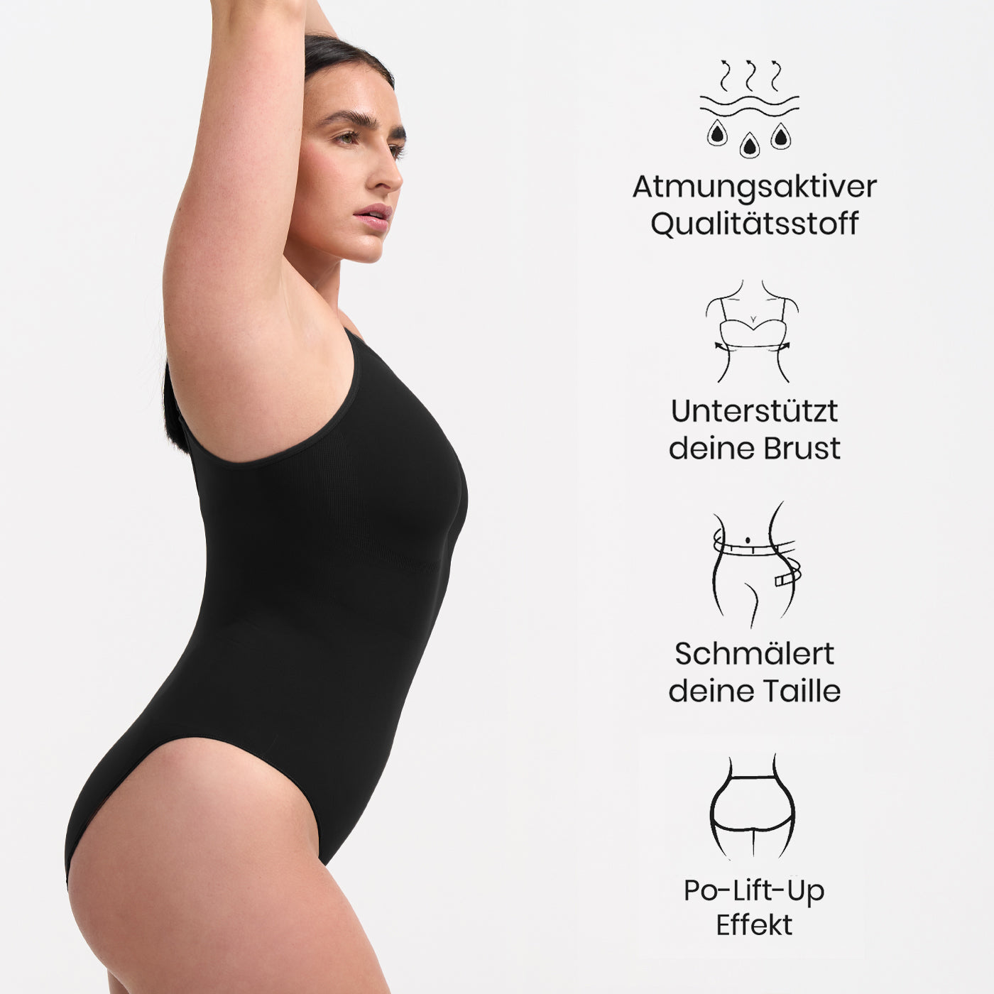 Bodysuit Sculpting Shapewear mit Slip