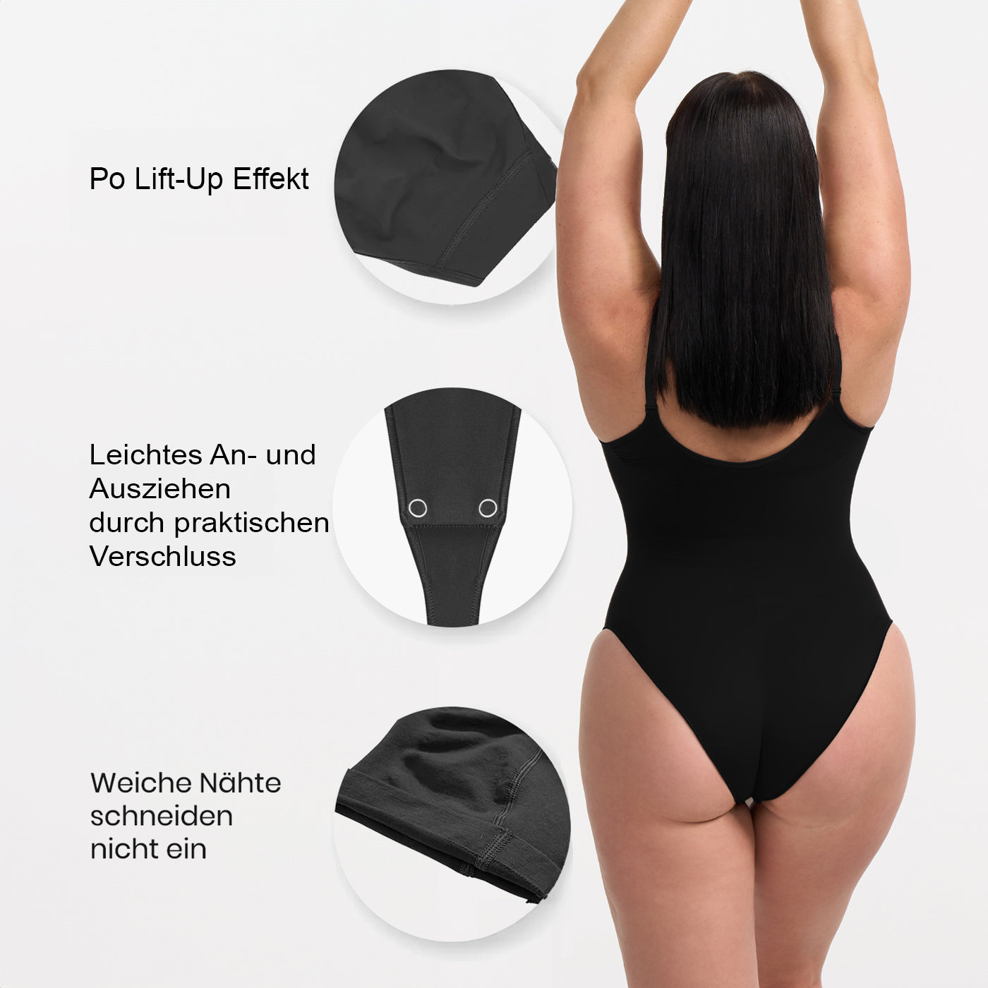 Bodysuit Sculpting Shapewear mit Slip